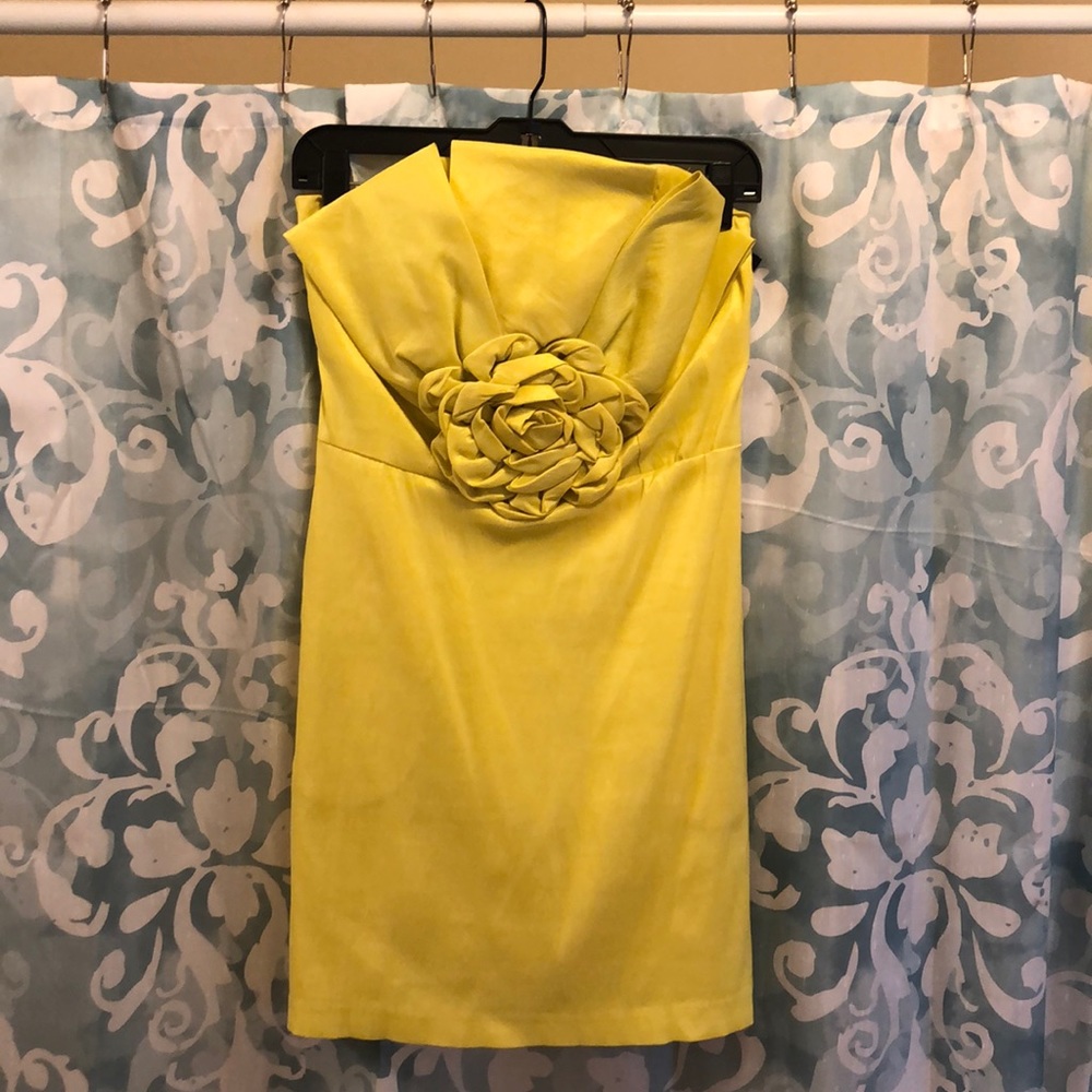 Fluorescent yellow dress